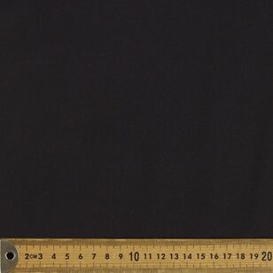 Plain 148 cm 235 GSM Super Active Knit Fabric Black 148 cm