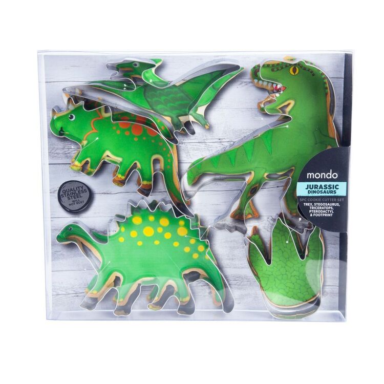 Mondo Dino Cookie Cutter Set 5 Pack