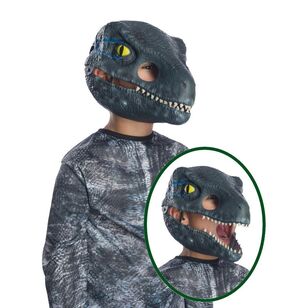 Jurassic World Velociraptor Kids Moveable Jaw Mask Multicoloured Child