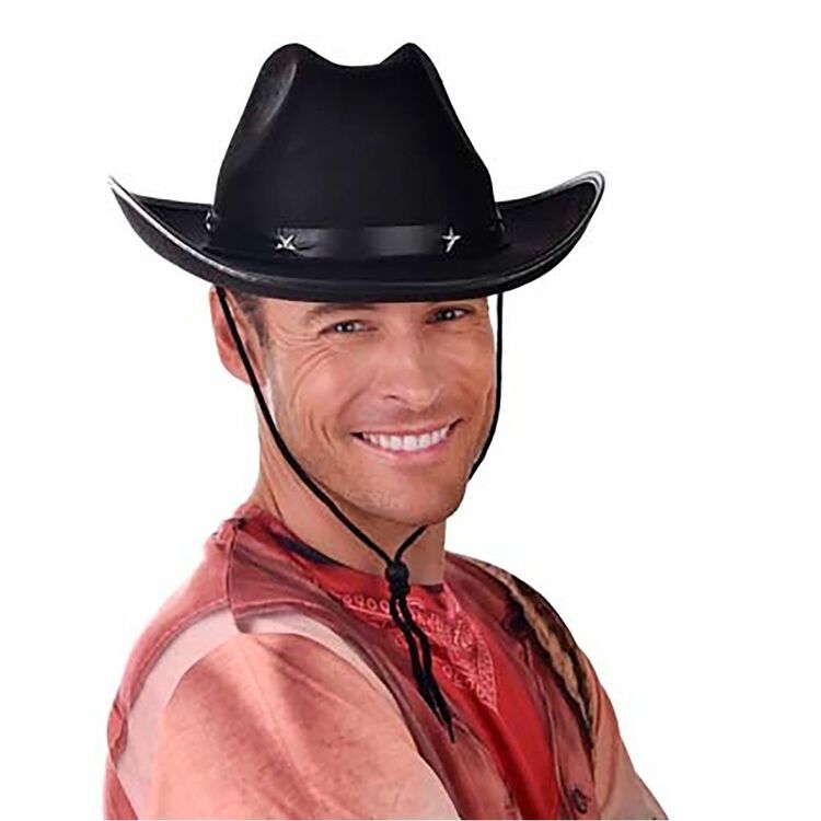 Tom Foolery Silver Stars Cowboy Hat