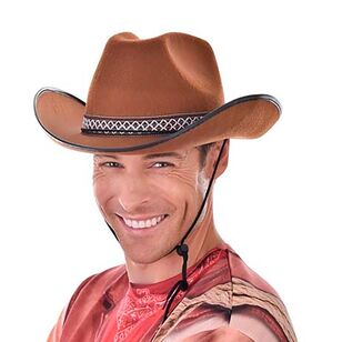 Tom Foolery Adult Cowboy Hat Multicoloured