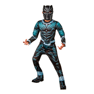 Black Panther Deluxe Kids Costume Multicoloured 9 - 10 Years