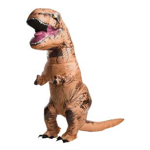 Inflatable T-Rex Adult Costume Brown Adult
