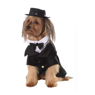 Dapper Dog Pet Costume Black