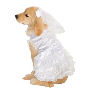Bride Pet Costume White