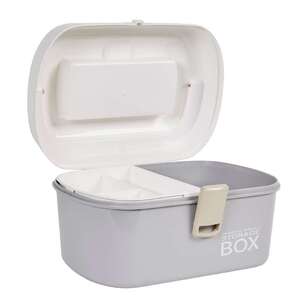 Timber & Thread Storage Box White & Grey