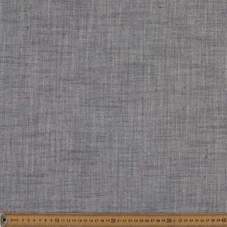 Linear Herringbone Printed 145 cm Suiting Fabric