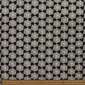 Alternating Floral Embroidered 140 cm Suiting Fabric Black 140 cm
