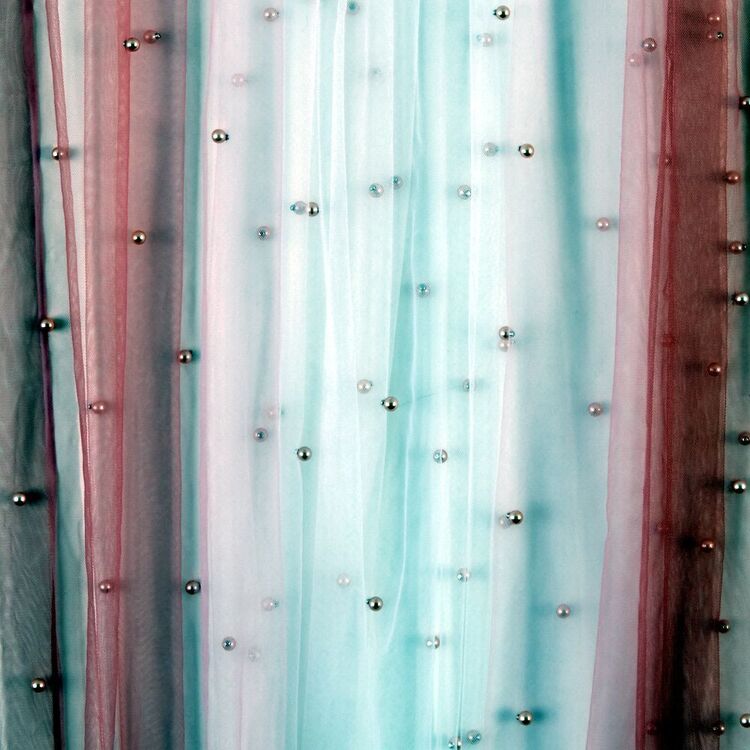 Plain 145 cm Pearl Ombre Tulle Fabric