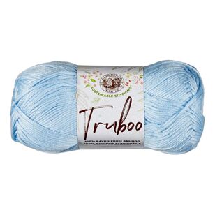 Lionbrand Truboo Yarn Light Blue 100 g