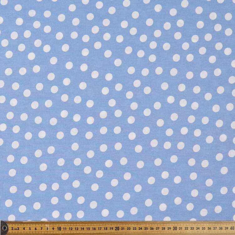 Large Spot Printed 274 cm Cotton Backing Fabric