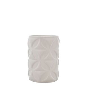 Seymours Lily Toothbrush Holder White