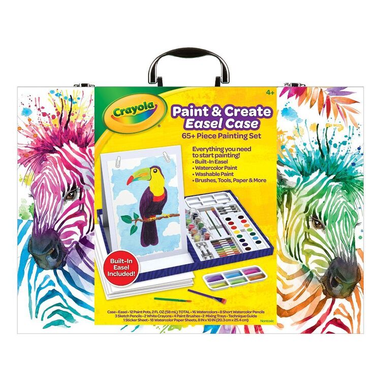 Crayola Paint & Create Easel Case Multicoloured