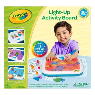 Crayola Light Up Activity Board Multicoloured