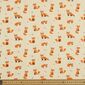 Fox Friends 120 cm Multipurpose Cotton Fabric Peach 120 cm