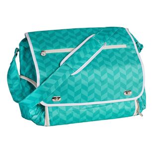 Silhouette Portrait Tote Bag Teal