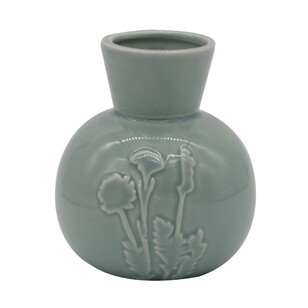 Ombre Home Country Living 13 cm Ceramic Vase Green 11 x 11 x 13 cm