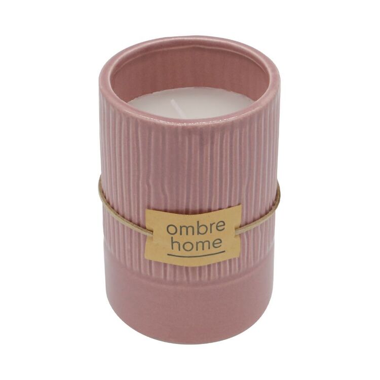 Ombre Home Country Living 12 cm Ceramic Candle Jar