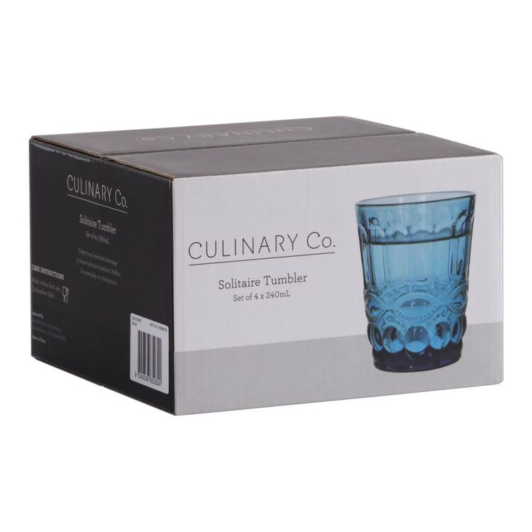 Culinary Co Solitaire Tumblers 4 Piece Set