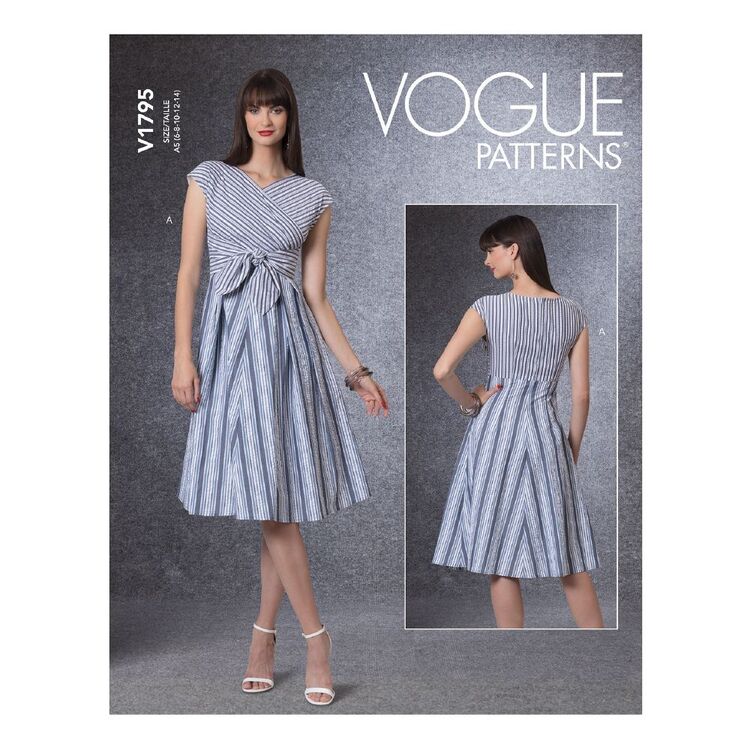 Vogue Sewing Pattern V1795 Misses' Dress