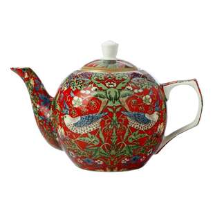 Casa Domani William Morris Strawberry Thief Teapot Multicoloured 750 mL