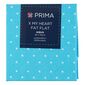 Prima X My Heart Printed Cotton Flat Fat Blender Aqua 50 x 52 cm