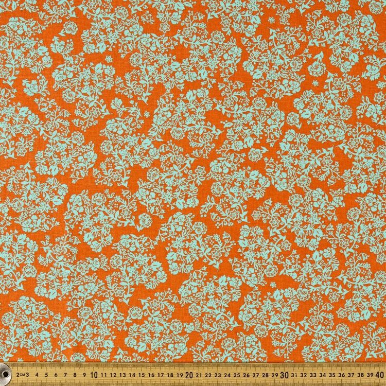 Floral Colour Bomb Printed 112 cm Cotton Blender Fabric