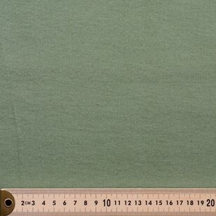 Plain 112 cm Flannelette Fabric Basil 112 cm