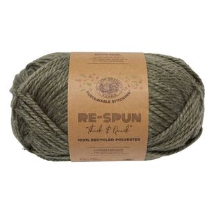Lionbrand Re-Spun Thick & Quick Yarn Evergreen