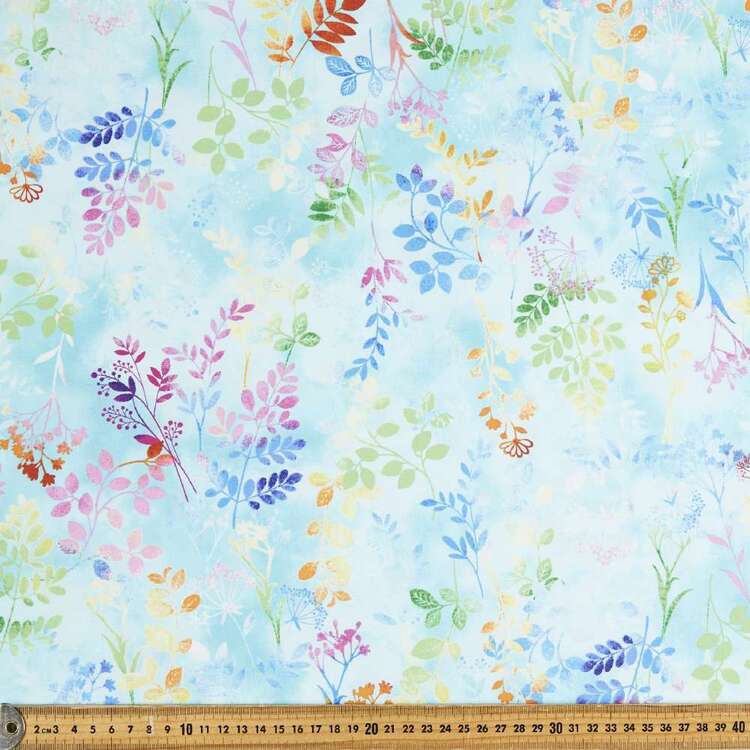 Studio E Butterfly Bliss Wildflower Printed 112 cm Cotton Fabric