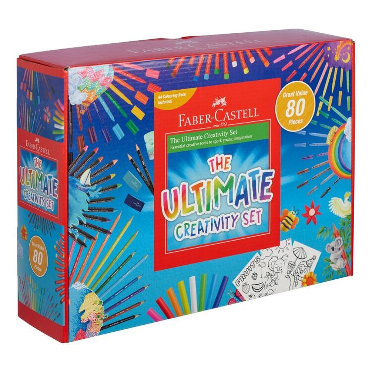 Faber Castell Ultimate Creativity Set 80 Pack Multicoloured