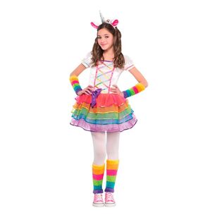 Amscan Kids Rainbow Unicorn Costume Multicoloured