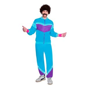 Amscan Shell Suit Adult Man Costume Multicoloured X Large
