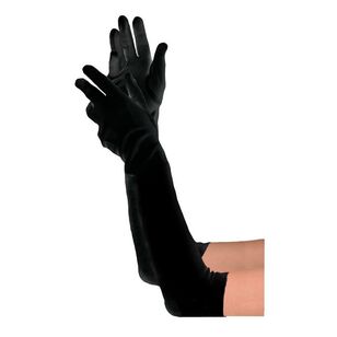 Amscan Adult Long Gloves  Black