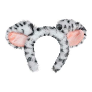 Amscan Adult Dog Furry Ears Headband Multicoloured