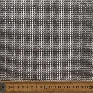Textured 145 cm Cosplay Waffle Fabric Silver 145 cm