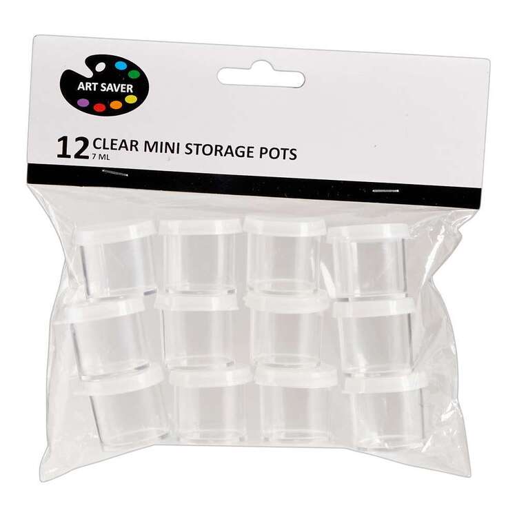 Art Saver 7 ml Mini Storage Pots 12 Pack