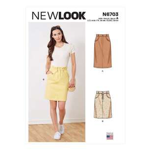 New Look Sewing Pattern N6703 Misses' Skirts 6 - 18