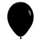 Spartys 30 cm Latex Balloon 20 Pack Black 30 cm