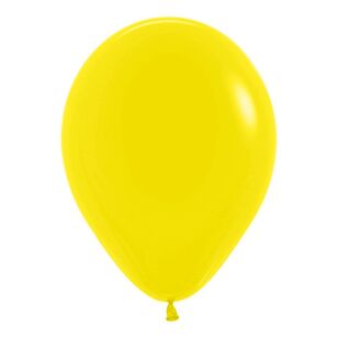 Spartys 30 cm Latex Balloon 20 Pack Yellow 30 cm