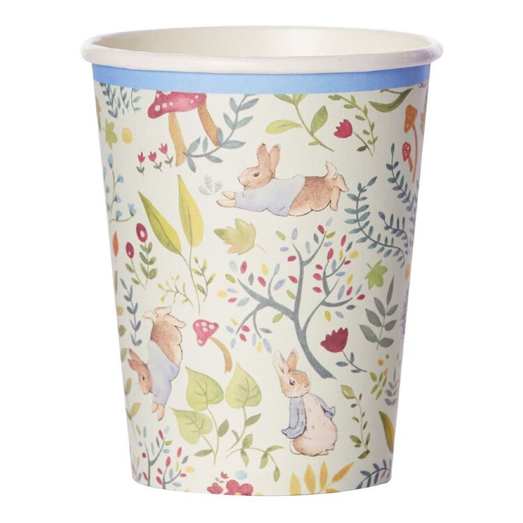 Smiffys Peter Rabbit Paper Cup 8 Pack