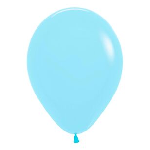 Spartys Pastel Latex Balloon 20 Pack Blue Pastel 30 cm