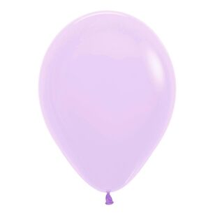 Spartys Pastel Latex Balloon 20 Pack Purple Pastel 30 cm