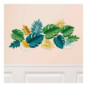 Amscan Key West Palm Leaves Wall Decorating Kit Multicoloured
