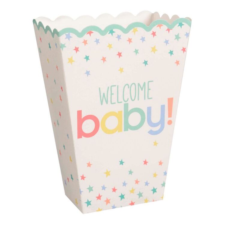 Amscan Baby Shower Neutral Popcorn Boxes 20 Pack