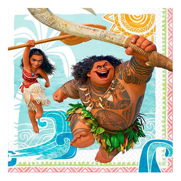 Amscan Moana Lunch Napkins 16 Pack