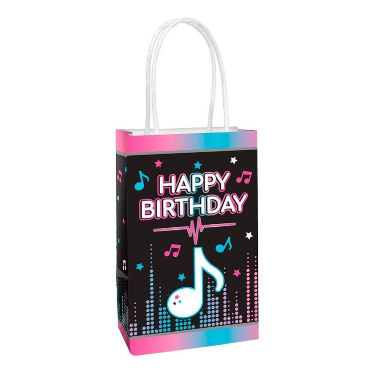 Amscan Internet Famous Birthday Paper Kraft Bags Multicoloured
