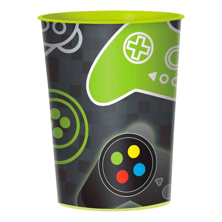 Amscan Level Up Gaming Plastic Favour Cup  Multicoloured 473 mL