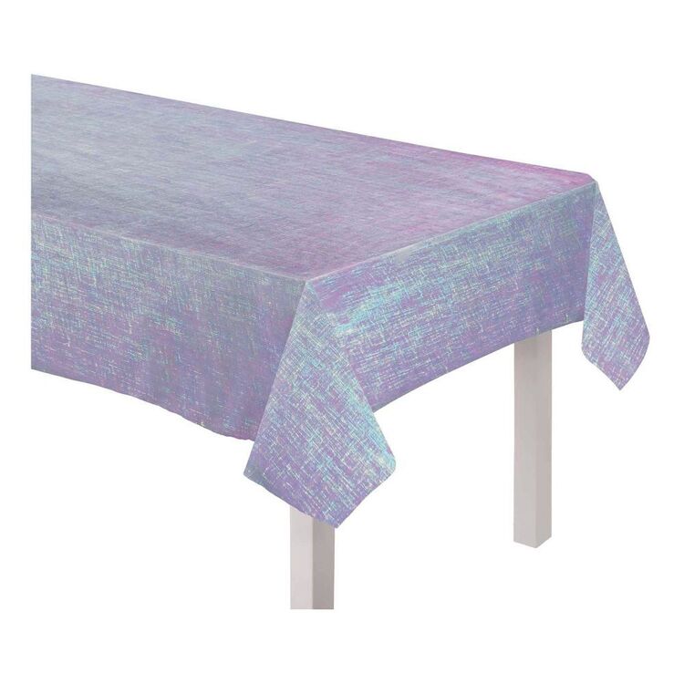 Amscan Sparkling Sapphire Dazzler Table Cover
