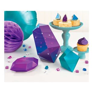 Amscan Sparkling Sapphire 3D Table Decorating Kit Multicoloured